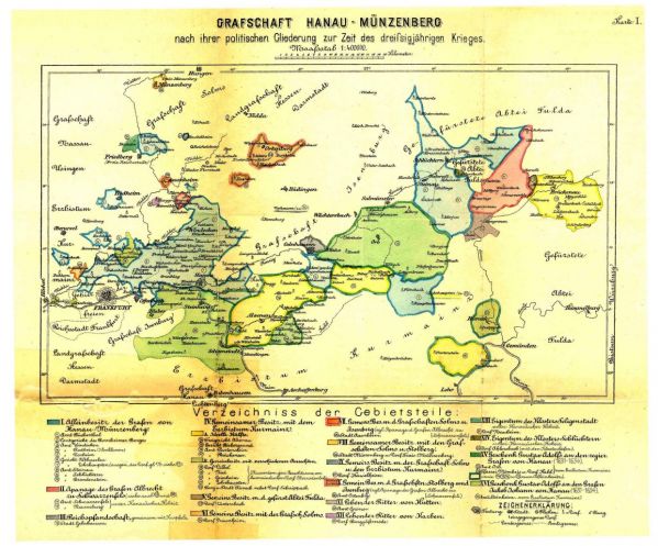 Grafschaft Hanau Münzenberg 1886